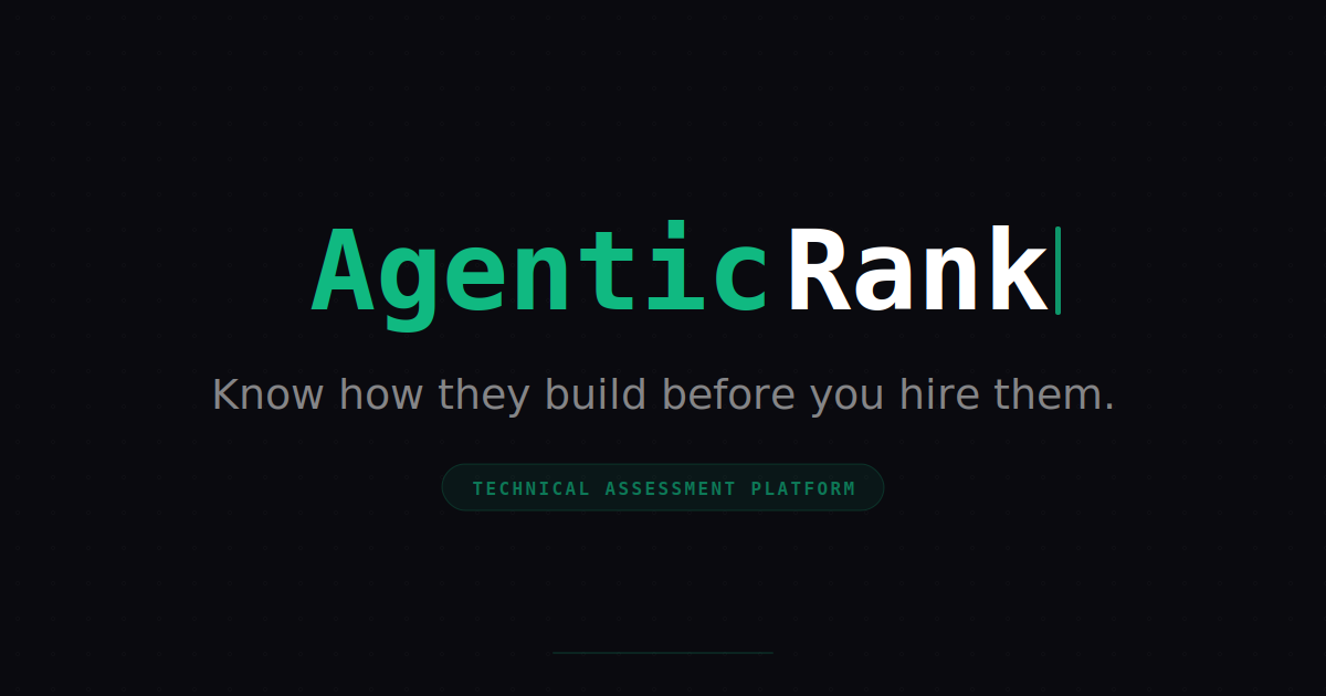 AgenticRank preview